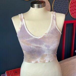 Out From Under tie dye cropped tank